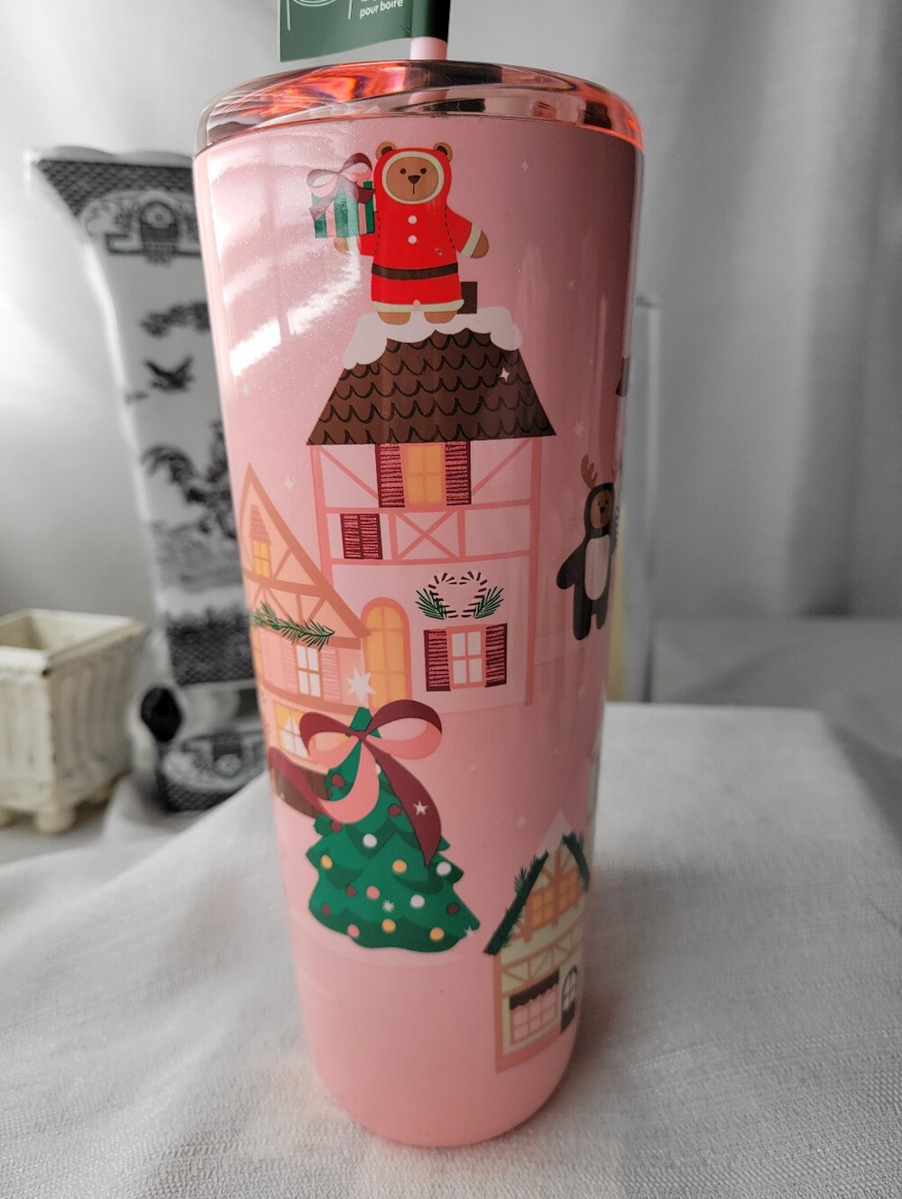 Starbucks 2025 Bearista Pink Holiday Tumbler - Picture 6 of 6